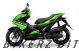 Yamaha Aerox (2019) Green Decal & Emblem Set
