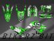 Complete 3M™ Honda CRF300L Decal - 300 ARAI (Green) (Euro and USA Headlight Cowl available)