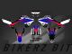 Complete 3M™ Honda CRF300L Decal - Twin Air (Blue) (Euro and USA Headlight Cowl available)