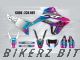 Complete 3M™ Honda CRF300L Decal - BIG FOX (Blue/Pink) (Euro and USA Headlight Cowl available)