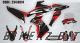 Complete 3M™ Honda CRF300LR Rally Decal Sticker Kit - FOX (Gray/Red)