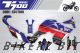 Decal Sticker Kit - WORLD RAID (Blue) for Yamaha T700