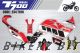 Decal Sticker Kit - HINSON (Red) for Yamaha T700