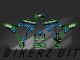 Complete 3M™ Honda CRF300L Decal - 300 FASTHOUSE (Green/Blue) (Euro and USA Headlight Cowl available)
