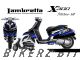 Complete 3M™ Decal Sticker Kit - AB-R 002 (Blue) for Lambretta X-300