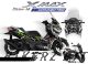 Decal Sticker Kit - ANGRY BEAR (Black) for Yamaha XMAX300 Version 2