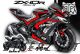 Decal Sticker Kit - Blade Line (Red/Black) for Kawasaki ZX-10R