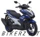Yamaha Aerox Blue Plastic Set