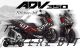 Complete 3M™ Honda ADV 350 ('22-'24) Decal Sticker Kit - CARBON (Red)