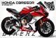 Complete 3M™ Honda CBR650R Decal Sticker Kit - Ducati V4 (Red)