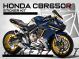 Complete 3M™ Honda CBR650R Decal Sticker Kit - Ducati (Blue)