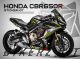 Complete 3M™ Honda CBR650R Decal Sticker Kit - Furious Line Black (Lime Lines)