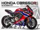 Complete 3M™ Honda CBR650R Decal Sticker Kit - Honda Line Red (Blue Lines)