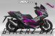 Honda ADV350 Decal Sticker Kit - CYBER (Gray/Pink)