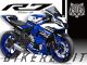 Complete 3M™ Decal Sticker Kit - CYBER LINE (Blue) for Yamaha YZF-R7