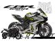 Complete 3M™ Honda CBR650R Decal Sticker Kit - Cyber Space Armor (White/Lime)