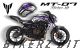 Complete 3M™ Decal Sticker Kit - CYBERPUNK V.1 (Purple) for Yamaha MT-07 (2021)