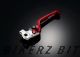 Premium Folding Adjustable Front Clutch Lever - Red