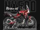 Complete 3M™ Honda NX500 Decal Sticker Kit - Desert Race (Red)