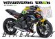 Kawasaki ER-6N Decal Sticker Kit-Movistar