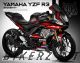 Complete 3M™ Decal Sticker Kit -  FACE (Red) for Yamaha YZF R3