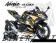 Complete 3M™ Decal Sticker Kit - FASTERLINE (Yellow) for Kawasaki Ninja 400