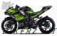 Complete 3M™ Decal Sticker Kit - FIAMM (Lime) for Kawasaki Ninja 400