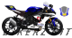 Complete 3M™ Decal Sticker Kit - FIAT 46 for Yamaha YZF R1