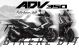 Honda ADV350 Decal Sticker Kit - FIREBLADE SP (White)