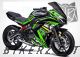 Complete  3M™ Decal Sticker Kit - Green for Kawasaki Ninja 650R