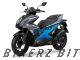 Yamaha Aerox (2020) Grey/Blue Decal & Emblem Set