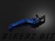 Premium Folding Adjustable Front Brake Lever (Extra Large) - Blue