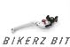 Folding Adjustable Front Brake Lever (Flat : Long) - Silver