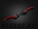 Premium Folding Adjustable Front-Rear Brake Lever 03 - Red