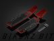 Foot plate with extra Protection - Black/Red