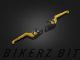 Folding Adjustable Front-Rear Brake Lever (Long) - Light Gold