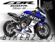 Complete 3M™ Honda CBR650R Decal Sticker Kit - Honda Strip (Blue)
