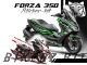 Complete 3M™ Honda Forza 350 Decal Sticker Kit - HP POWER (Green)