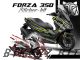 Complete 3M™ Honda Forza 350 Decal Sticker Kit - HP POWER (Lime)