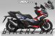 Honda ADV350 Decal Sticker Kit - HRC (White/Blue)