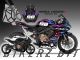 Complete 3M™ Honda CBR650R Decal Sticker Kit - HUNTER SPIRIT (Blue/Pink)