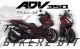 Complete 3M™ Honda ADV 350 ('22-'24) Decal Sticker Kit - IRON RACE (Red)