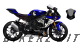 Complete 3M™ Decal Sticker Kit - KOI (Blue) for Yamaha YZF R1
