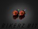 Handle Bar Caps (used with standard Handle Bar) - matt colour on base - Orange