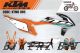 Decal Sticker Kit - IRC (Orange) for KTM Six Days (300tpi, 350exc-f, 500exc-f)