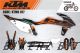 Decal Sticker Kit - EXC (Gray) for KTM Six Days (300tpi, 350exc-f, 500exc-f)
