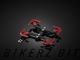 Premium Rear License Support 04 - Red