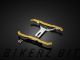 Standard Rear License Support - Light Gold