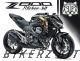 Complete 3M™ Decal Sticker Kit - LION (Black) for Kawasaki Z800