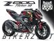 Complete 3M™ Decal Sticker Kit - LION (Red) for Kawasaki Z800